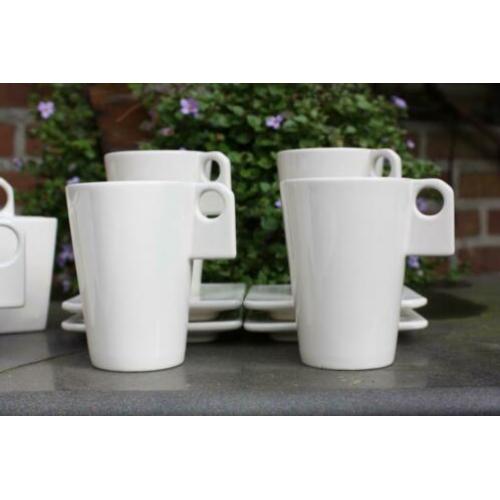 Royal Boch kop en schotels fraai strak design suiker en melk