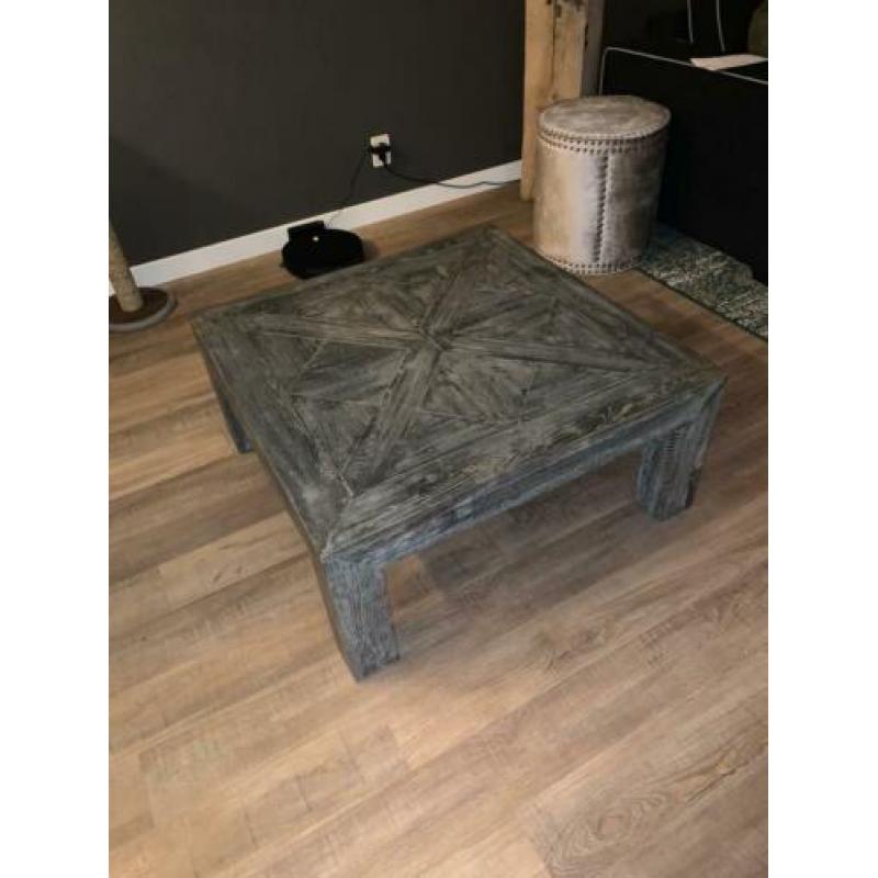 Eiken houten salontafel
