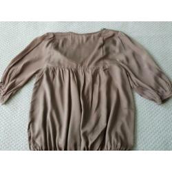 Blouse tape kleur mt. S eksept van shoeby z.g.a.n