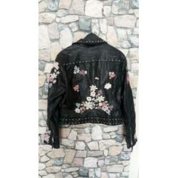 Leren jas maat 38