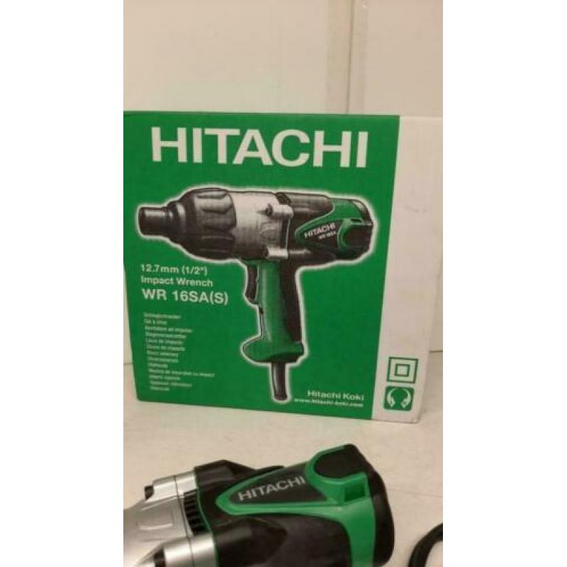 Hitachi slagmoer sleutel WR16SA. NIEUW IN DE VERPAKKING.