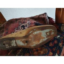 Antiek houten schoenmakers mal