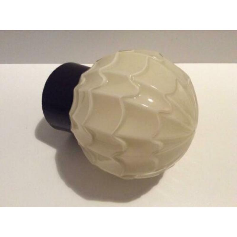 C1 crème Art Deco plafondlamp zachtgeel vintage ‘Waterval’