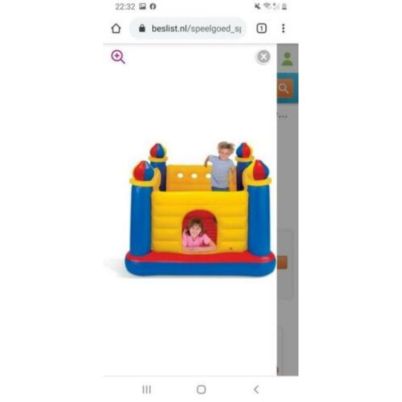 Springkissens 175x175x135