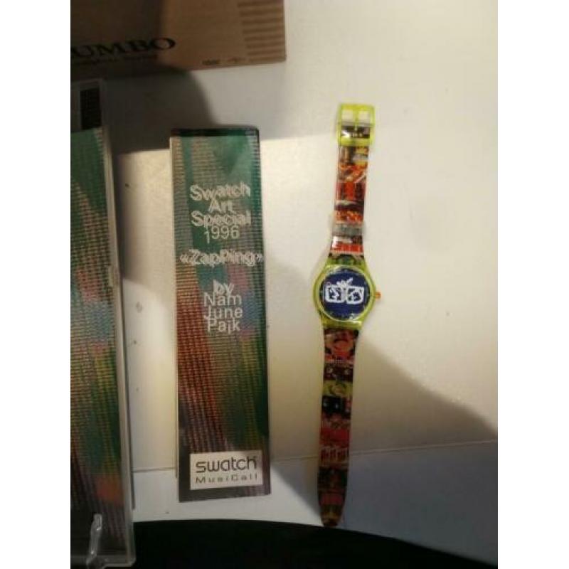 Swatch horloge Nam June Paik exclusief 1996