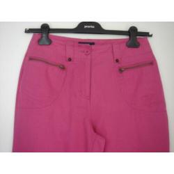 Roze lange broek maat 38