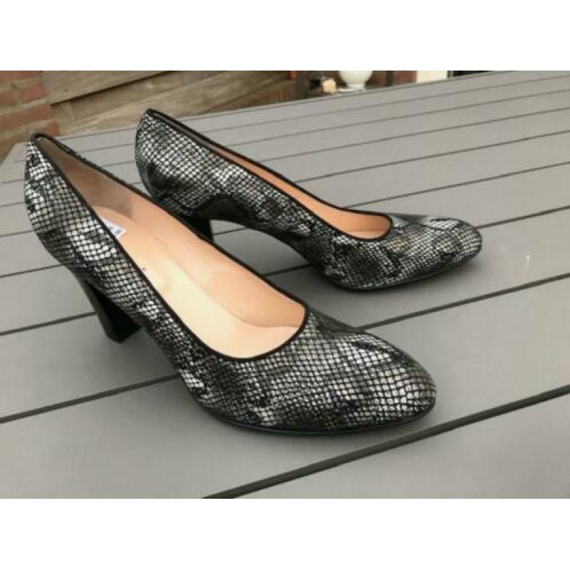 Olivia's leren pumps snake slangenprint NIEUW maat 45