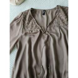 Blouse tape kleur mt. S eksept van shoeby z.g.a.n