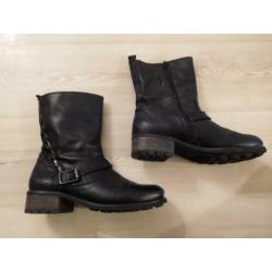 GAVE Via Vai Viavai cowboy/western/biker laarsjes leer mt 40