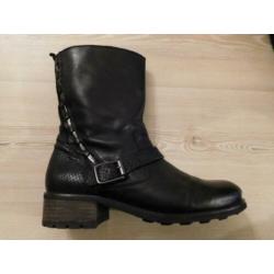 GAVE Via Vai Viavai cowboy/western/biker laarsjes leer mt 40