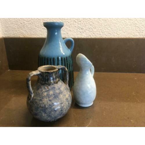 West-Germany vaasjes 60ger jaren 3 stuks
