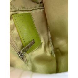 Mooie zomertas lichtgroen handtas United Colors of Benetton
