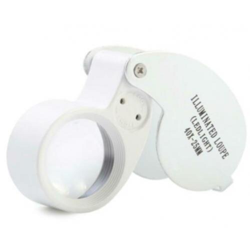 Mini vergrootglas 40x met led licht