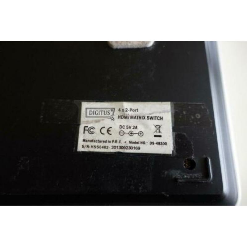 Digitus 4 x 2 port matrix HDMI switch