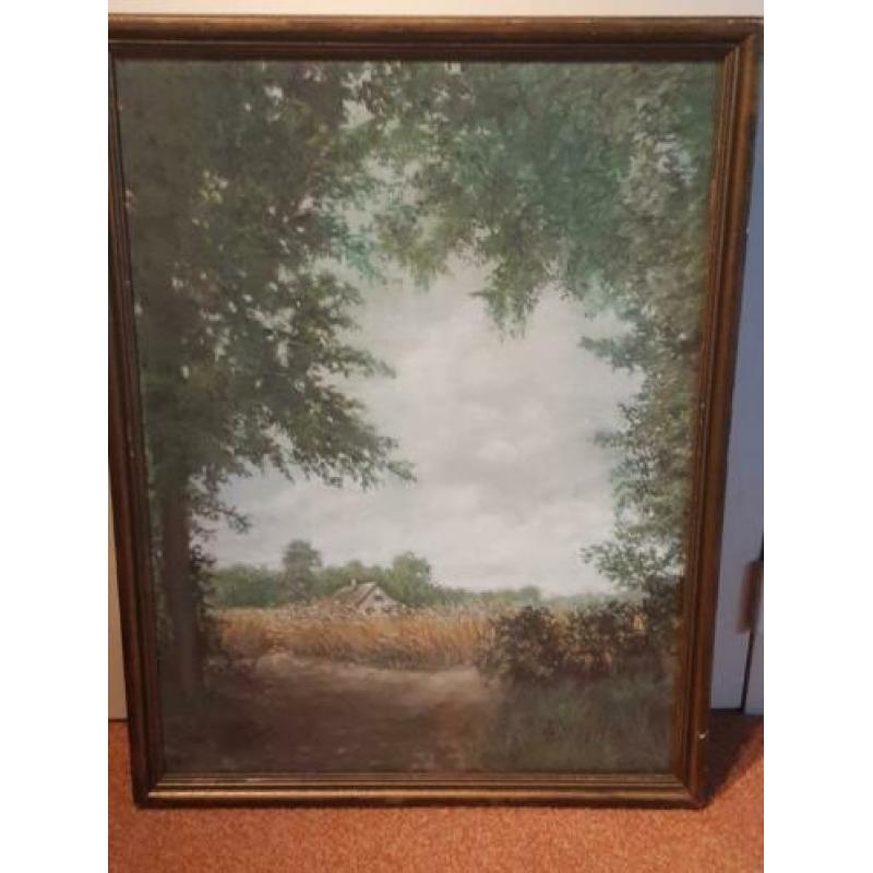 Bosrand - Bernard Dons - Pastel - Krijt -1939 – Landschap