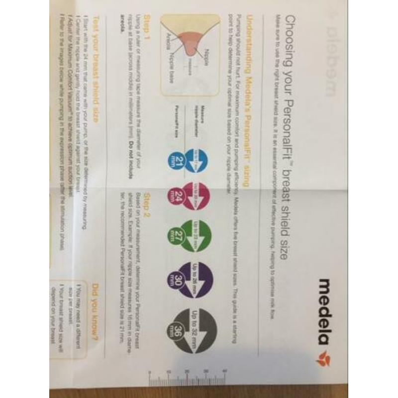 2x gebruikt. Medela Symphony set ziekenhuis kolf incl extra
