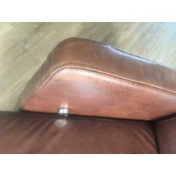 Himolla bruin leren relax stoel