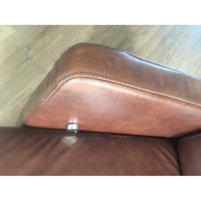 Himolla bruin leren relax stoel