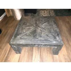 Eiken houten salontafel