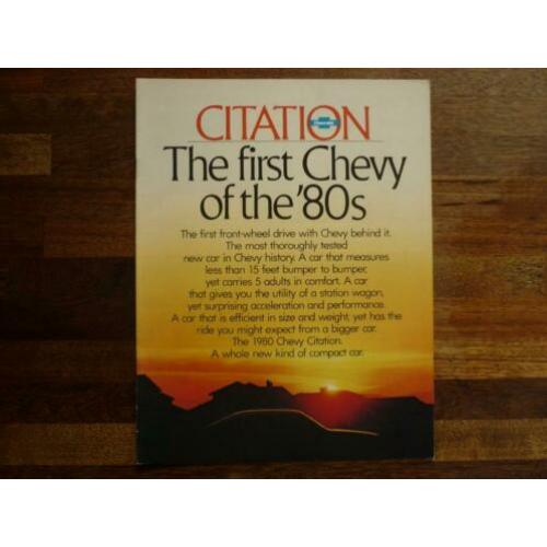 Chevrolet Citation (USA, 1980)