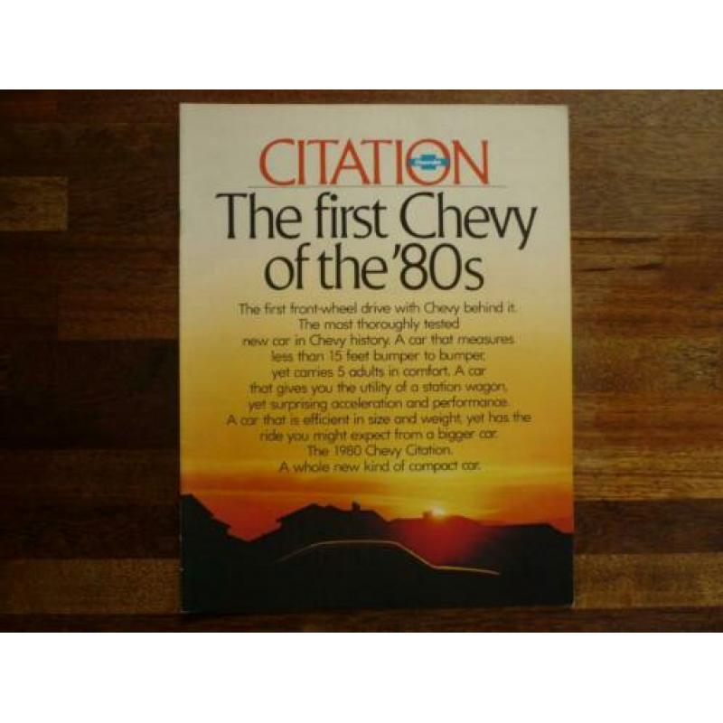 Chevrolet Citation (USA, 1980)