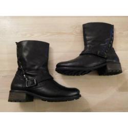 GAVE Via Vai Viavai cowboy/western/biker laarsjes leer mt 40