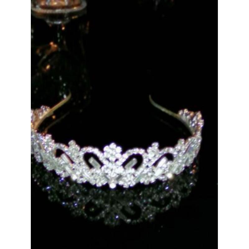 Tiara kroon Swarovski kristallen