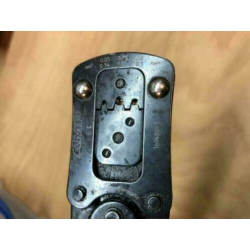 AMP Tyco krimptangen SUB D MOLEX FASTON certilok kabelschoen