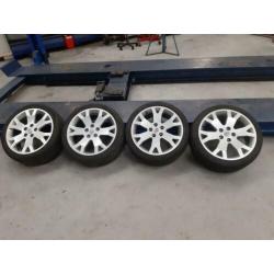 Opel astra/ zafira opc gepoedercoate snowflakes