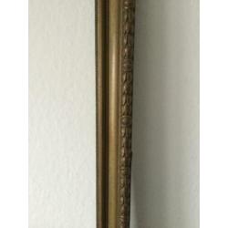mooie goudkleurige kader 58x73 cm/48x63 cm