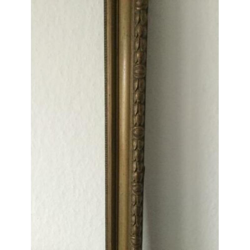 mooie goudkleurige kader 58x73 cm/48x63 cm