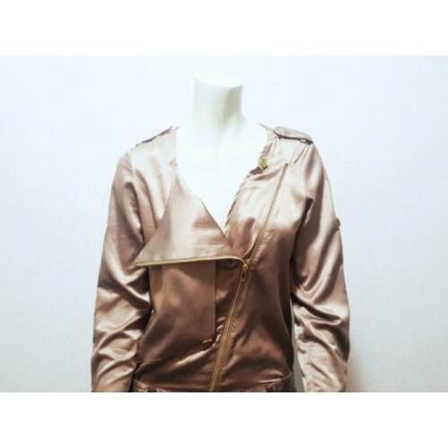JOSH V Jumpsuit bruin satijn trendy zomer mt. 36 S: 20,-