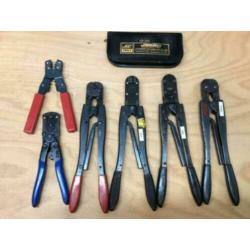 AMP Tyco krimptangen SUB D MOLEX FASTON certilok kabelschoen