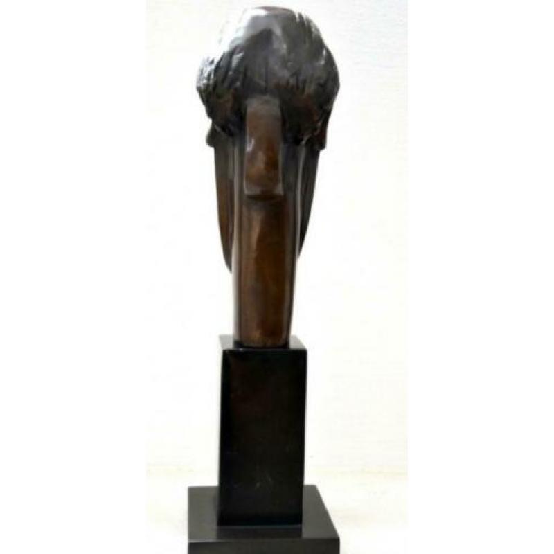 Amedeo Cl Modigliani(1884)In Brons gegoten"Vrouwenhoofd"Ges