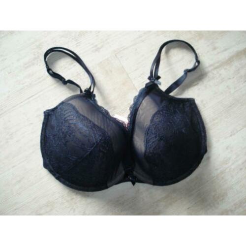 hunkemoller donkerblauwe BH 80 F