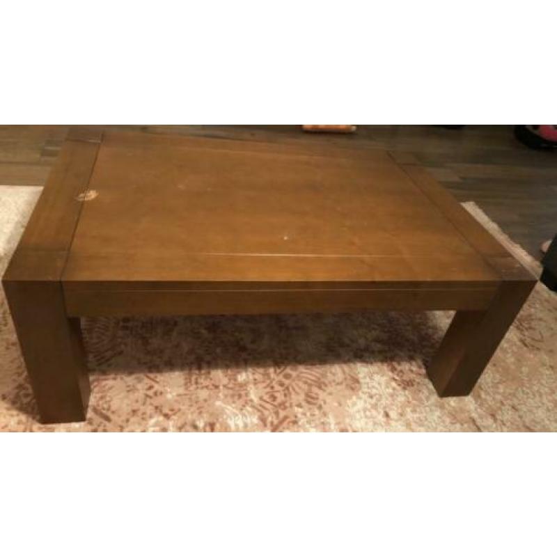 Salontafel + tv-kast van kersenhout