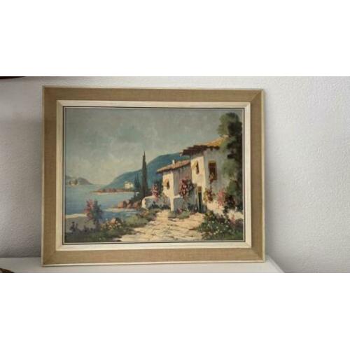 FRATELLI Enzo antiek olieverf schilderij 49,5 bij 39,5