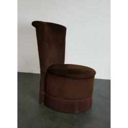 Vintage boudoir stoeltje