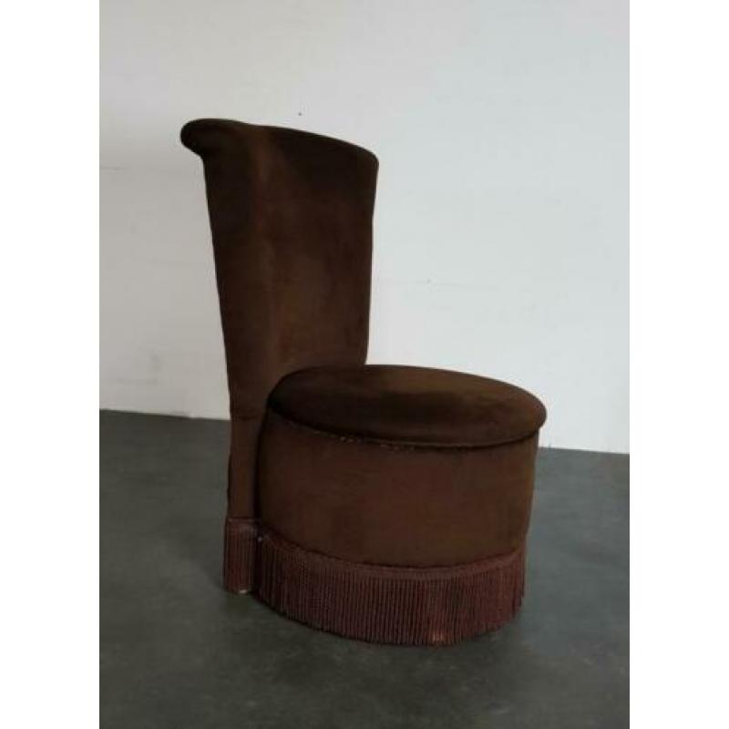 Vintage boudoir stoeltje