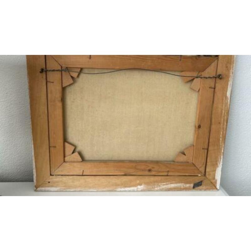 FRATELLI Enzo antiek olieverf schilderij 49,5 bij 39,5