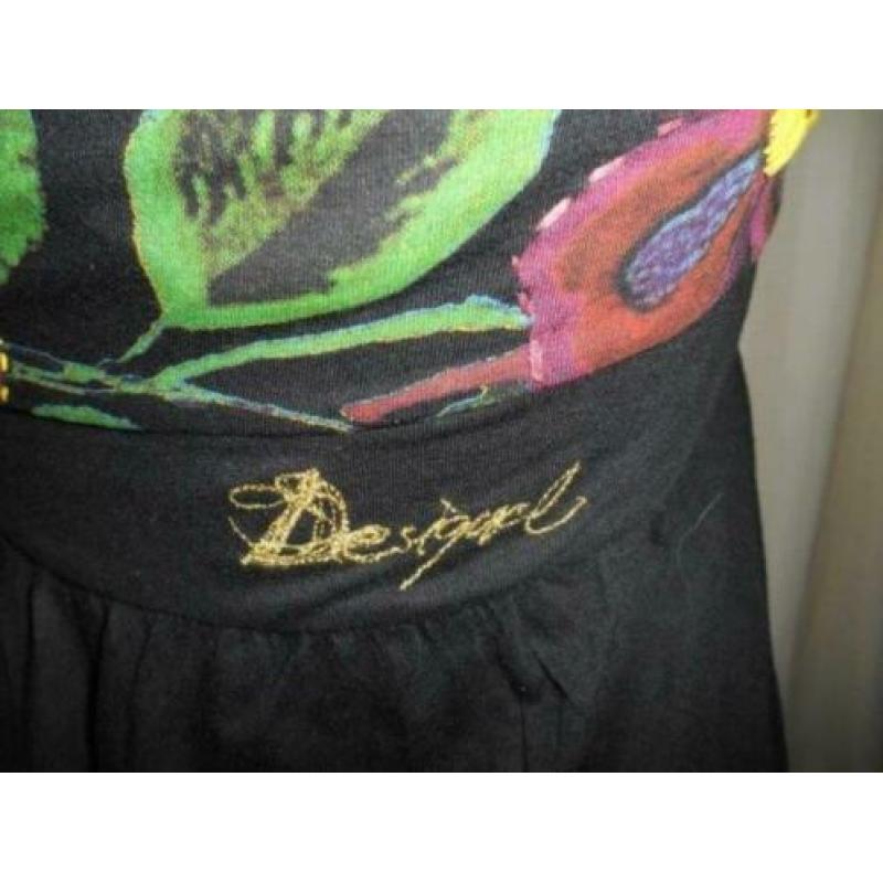 Halterjurk/Tuniek zwart Desigual mt M OPRUIMING