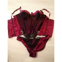 Valisere bustier met slip mt 80c