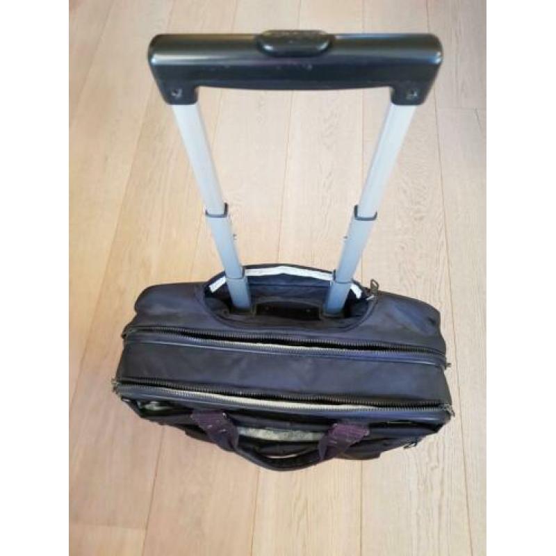 Kipling laptoptas/trolley met 2 wieltjes