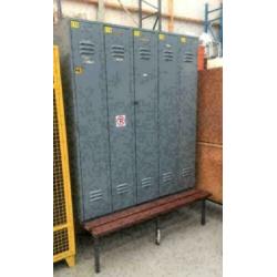 Lockerkast met bankje