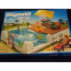 Fisherman Playmobil, City Life swimming pool 5575 Nieuw