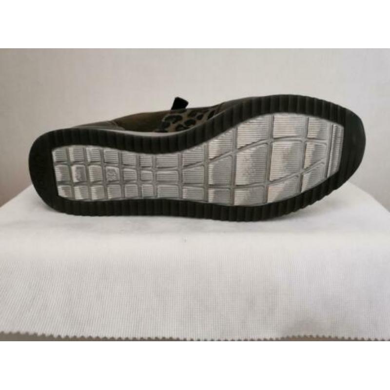 GABOR donkergroene leren sneakers maat 38,5