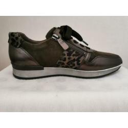 GABOR donkergroene leren sneakers maat 38,5
