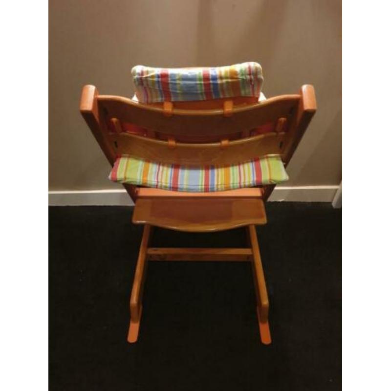 Stokke Tripp Trapp met baby set en kussentjes