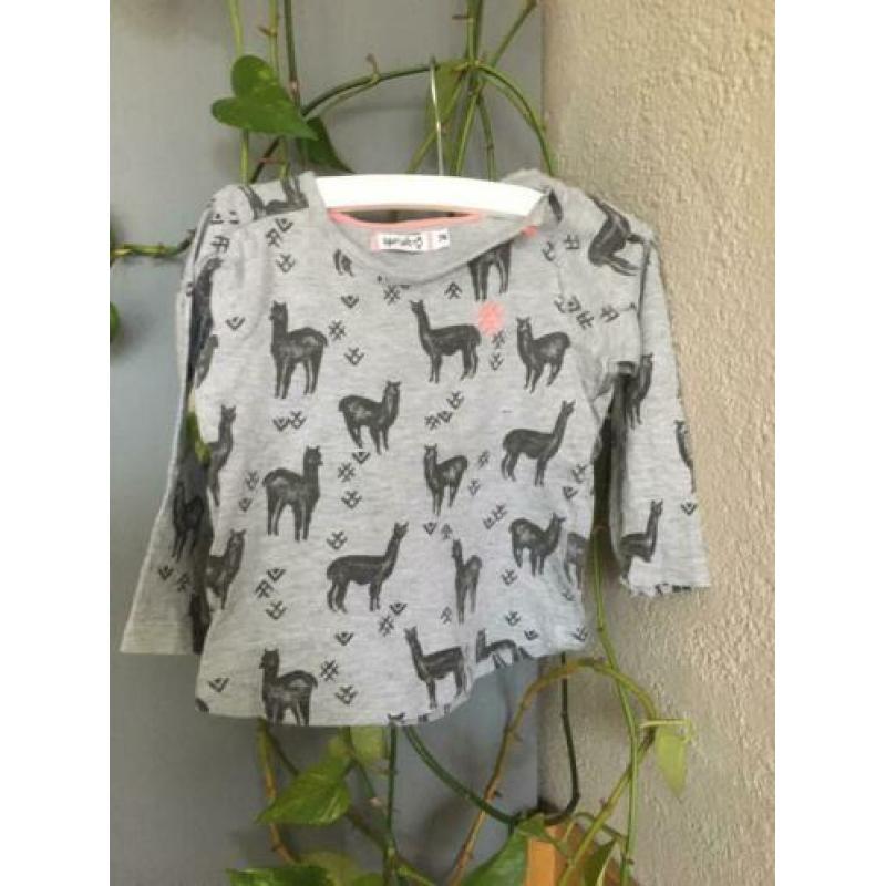 Setje Lama’s van Spruit en broekje H&M mt. 74