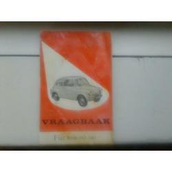Vraagbaak Fiat 600D 1963-1967.